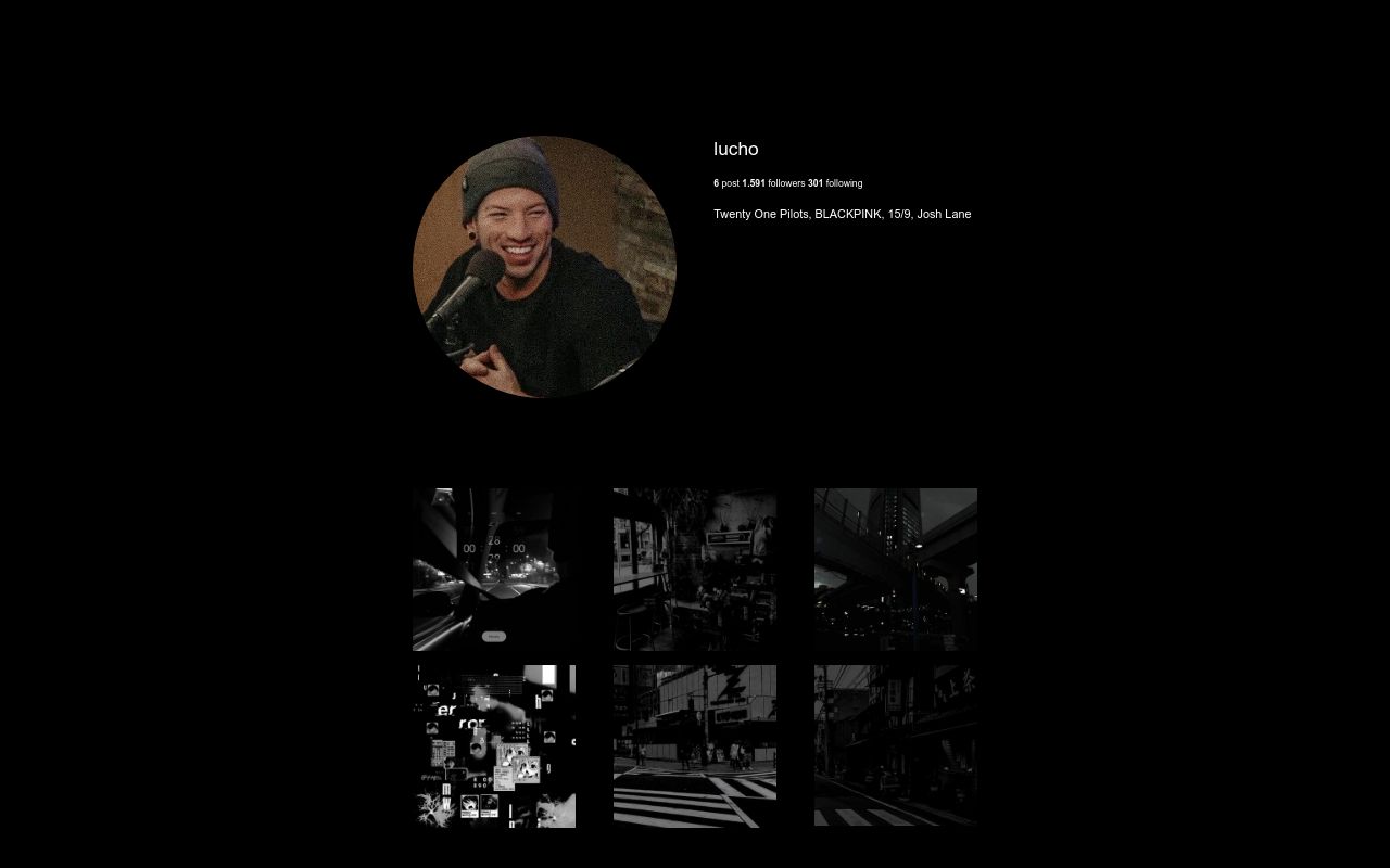Carrd profile picture for @lucho